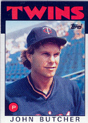 1986 Topps Baseball Cards      638     John Butcher